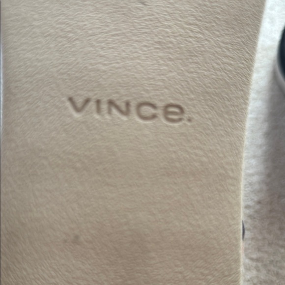 Vince Black Lace Up Boots with Suede Texture - Picture 3 of 10